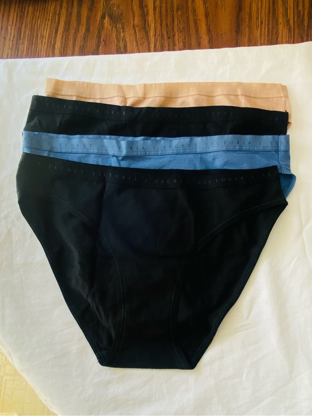Victoria's Secret Bikini Bottoms - Black, Blue, Nude nwot